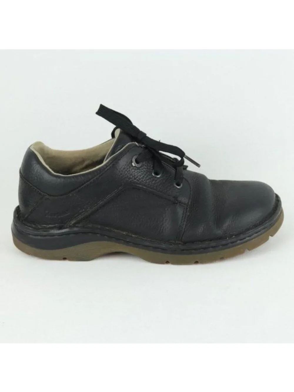 Dr. Martens Men's Size 9 Black Leather 8B75 Lace Up Casual Oxfords